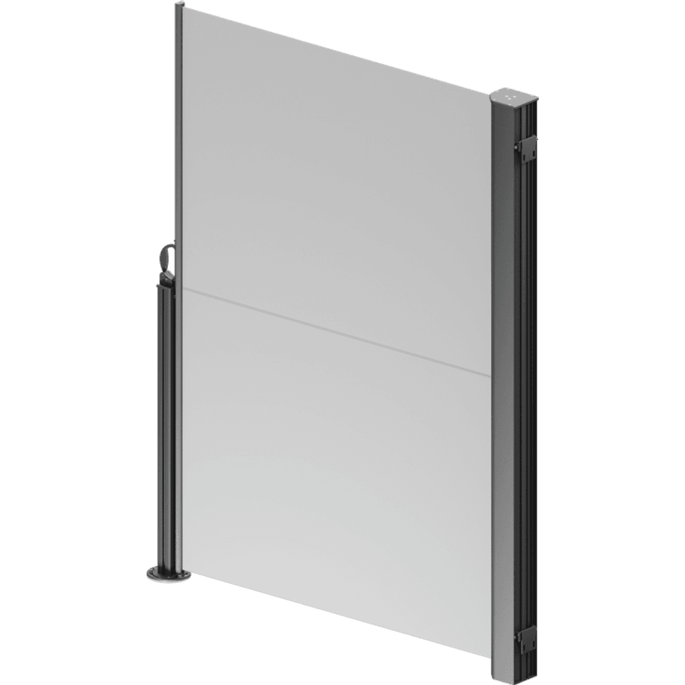 Levegg - Sidemarkise - Høyde 120 cm - Velg mellom 150 dukfarger