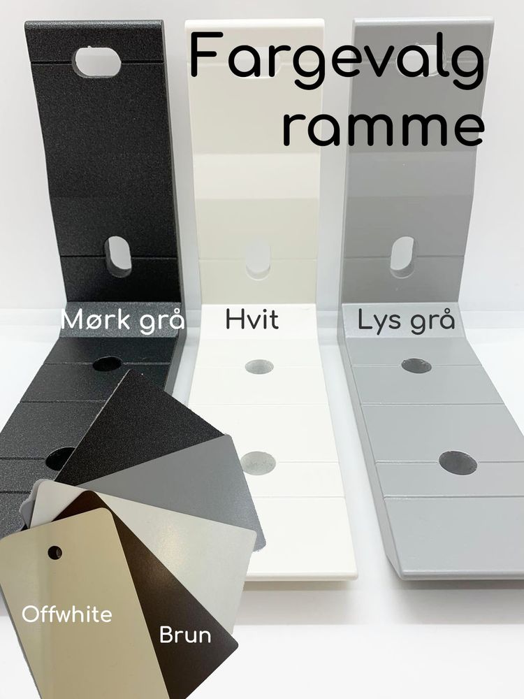 Levegg - Sidemarkise - Høyde 120 cm - Velg mellom 150 dukfarger