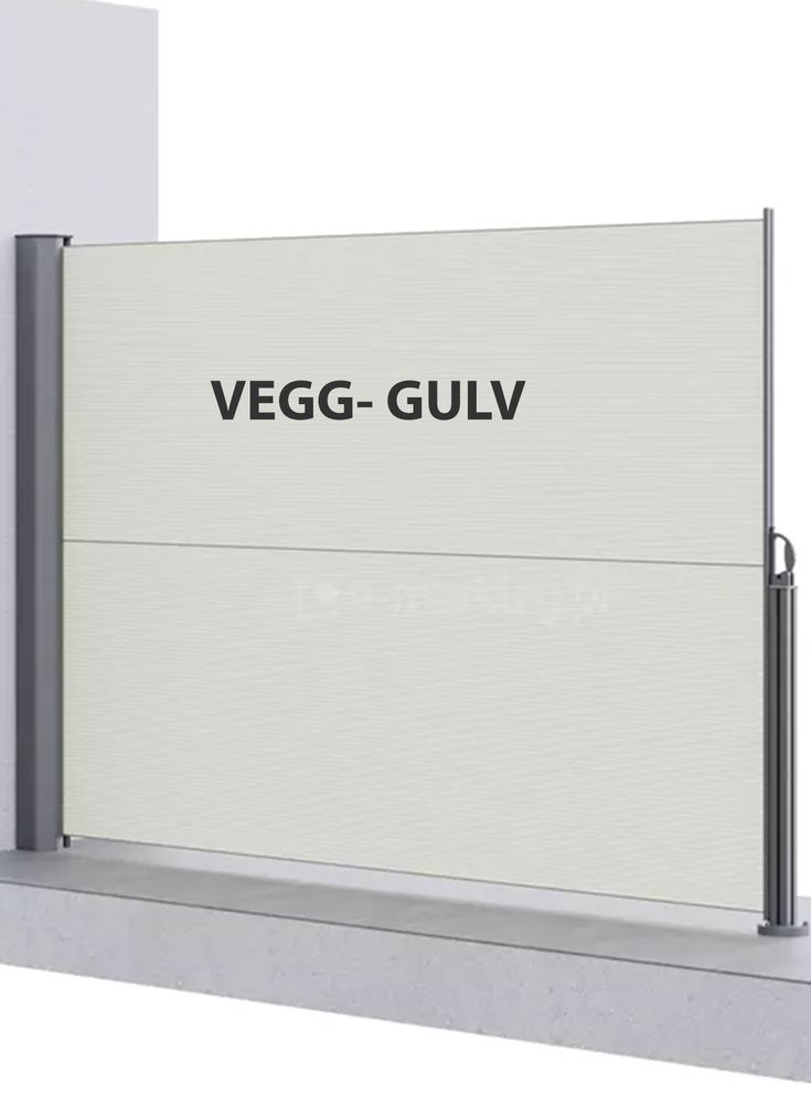Levegg - Sidemarkise - Høyde 160 cm - Velg mellom 150 dukfarger