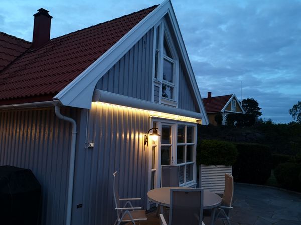 Hovedbilde Kassettmarkise m ledlys, Bredde 535-590 cm x 310 cm utfall